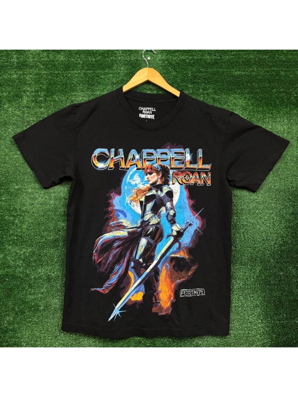 Chappell Roan Roan of Arc X Fortnite T-Shirt Size Large